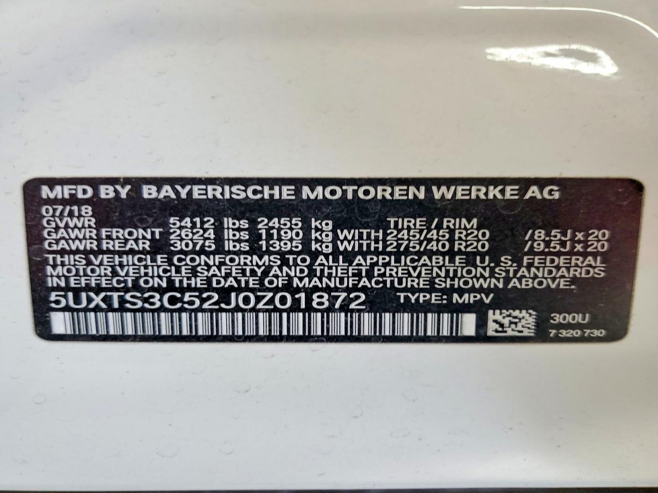 2018 BMW X3 xDrivem40I - zdjęcie 13