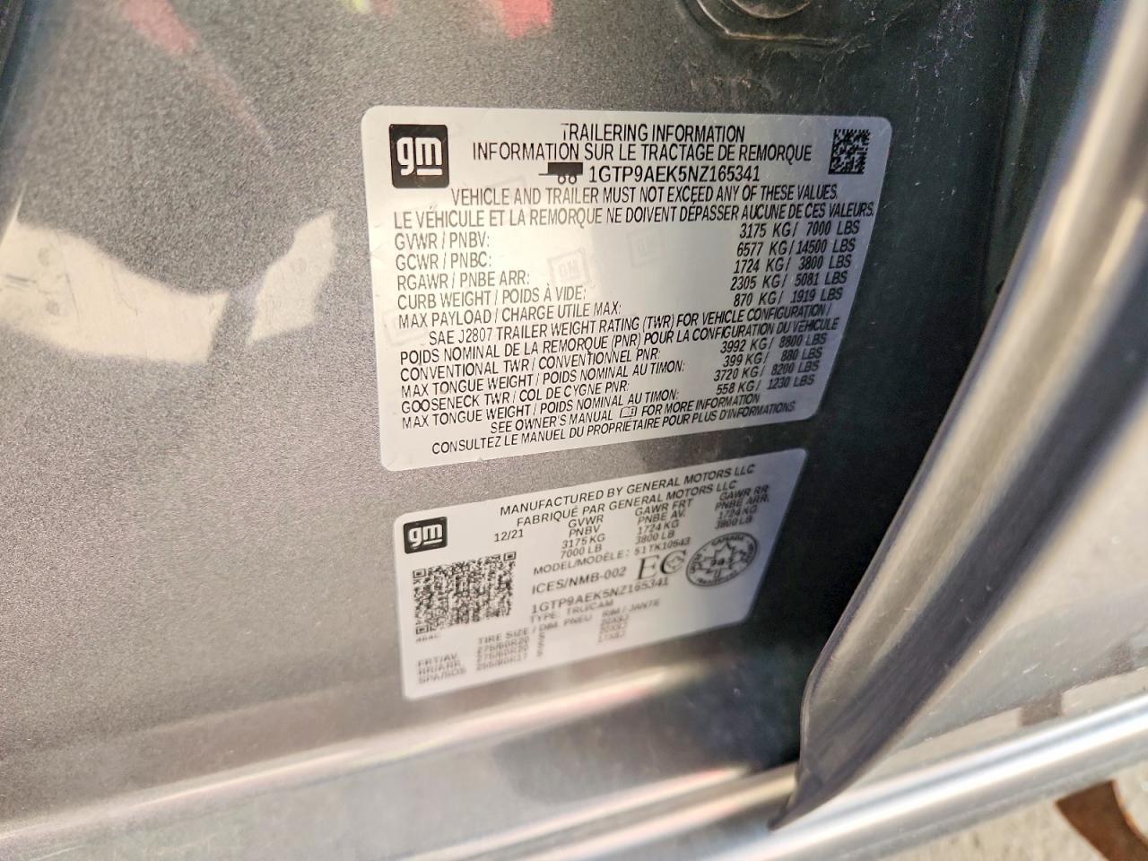 2022 GMC Sierra Limited K1500 - zdjęcie 13