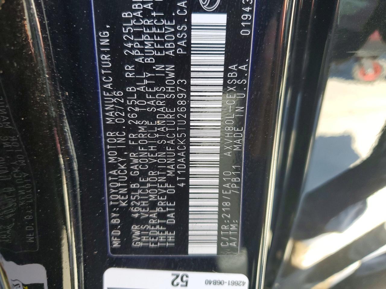 2026 Toyota Camry Se - zdjęcie 12