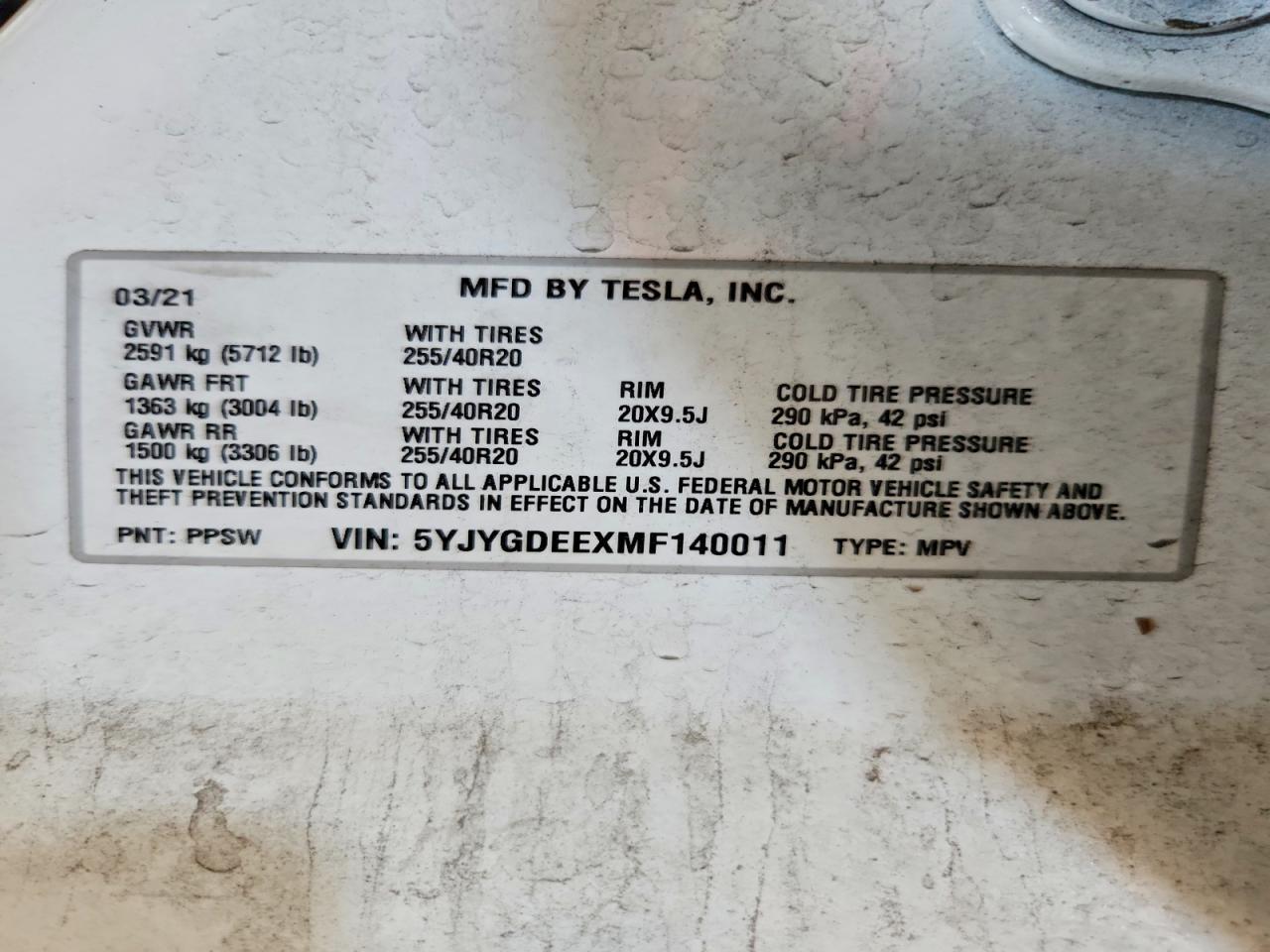 2021 Tesla Model Y - zdjęcie 12