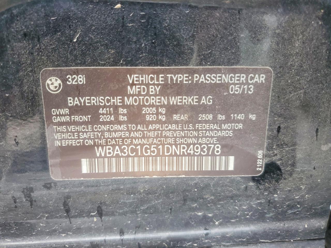 2013 BMW 328 I Sulev - zdjęcie 12