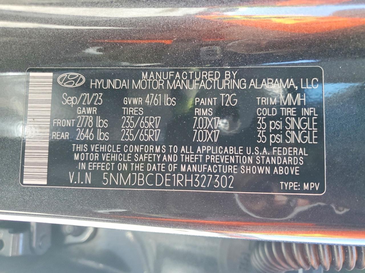 2024 Hyundai Tucson Sel - zdjęcie 13