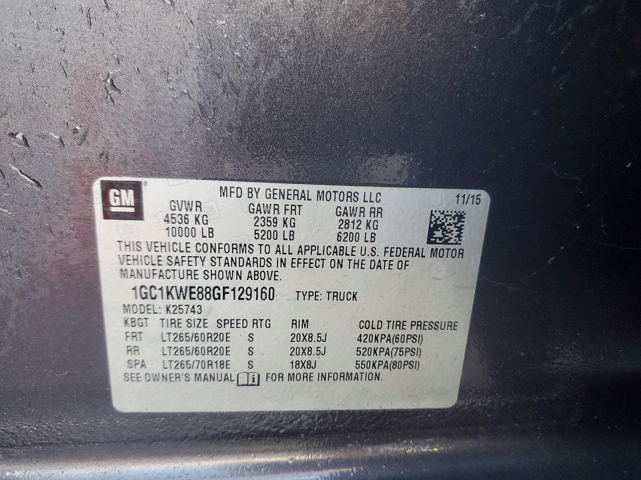2016 Chevrolet Silverado K2500 Heavy Duty Ltz - zdjęcie 12