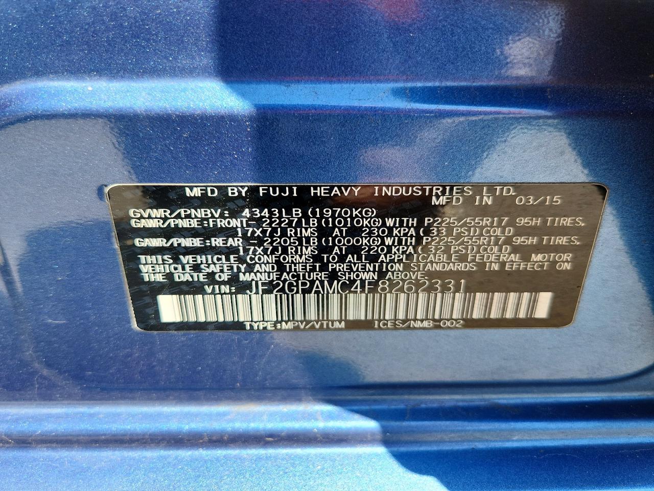 2015 Subaru Xv Crosstrek 2.0 Limited - zdjęcie 12