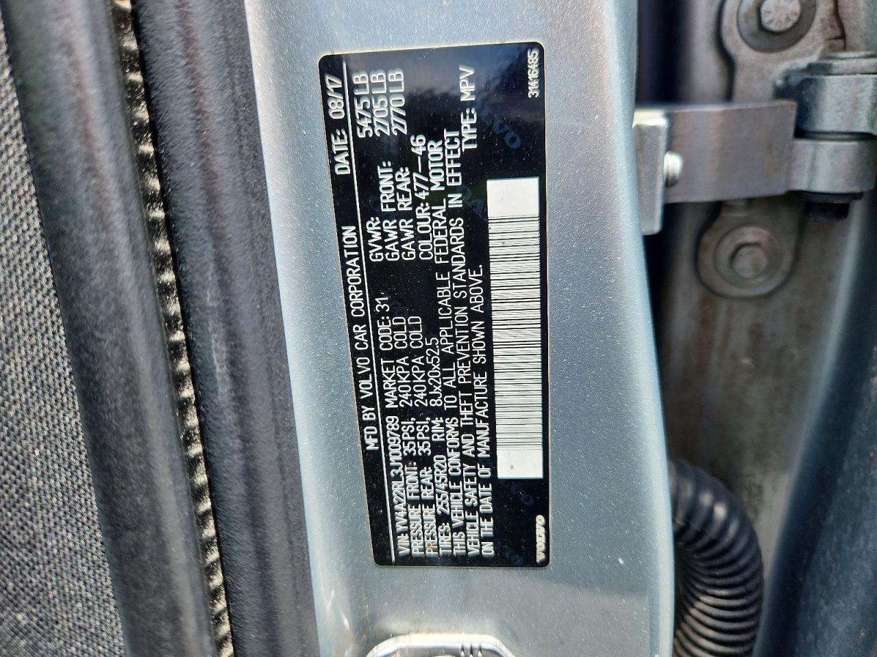 2018 Volvo Xc60 T6 Inscription - zdjęcie 13