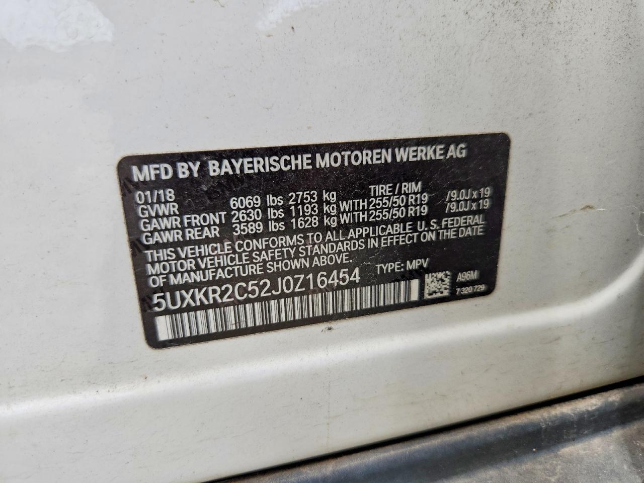 2018 BMW X5 Sdrive35I - zdjęcie 12
