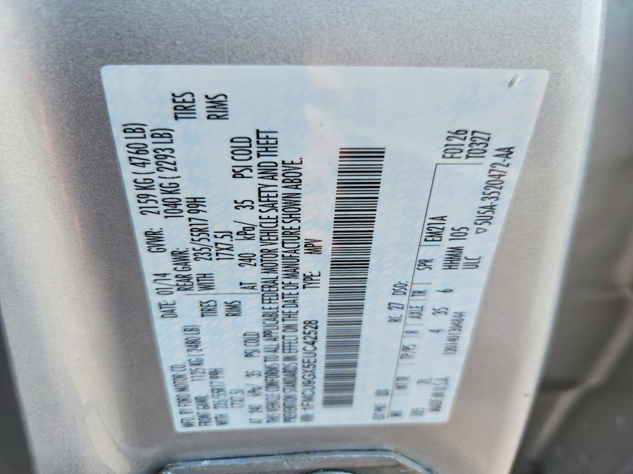 2014 Ford Escape Se - zdjęcie 12