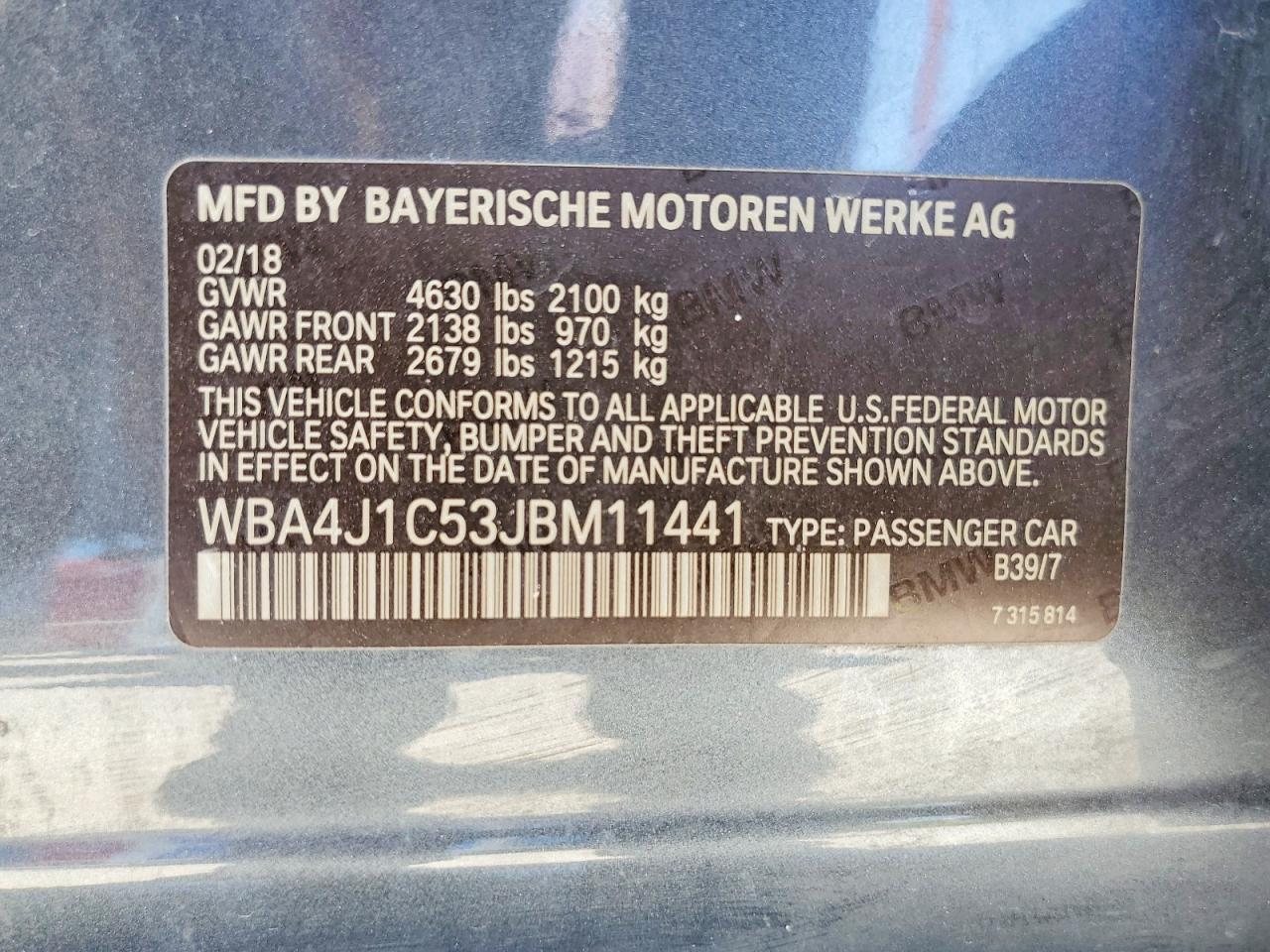 2018 BMW 430I Gran Coupe - zdjęcie 12