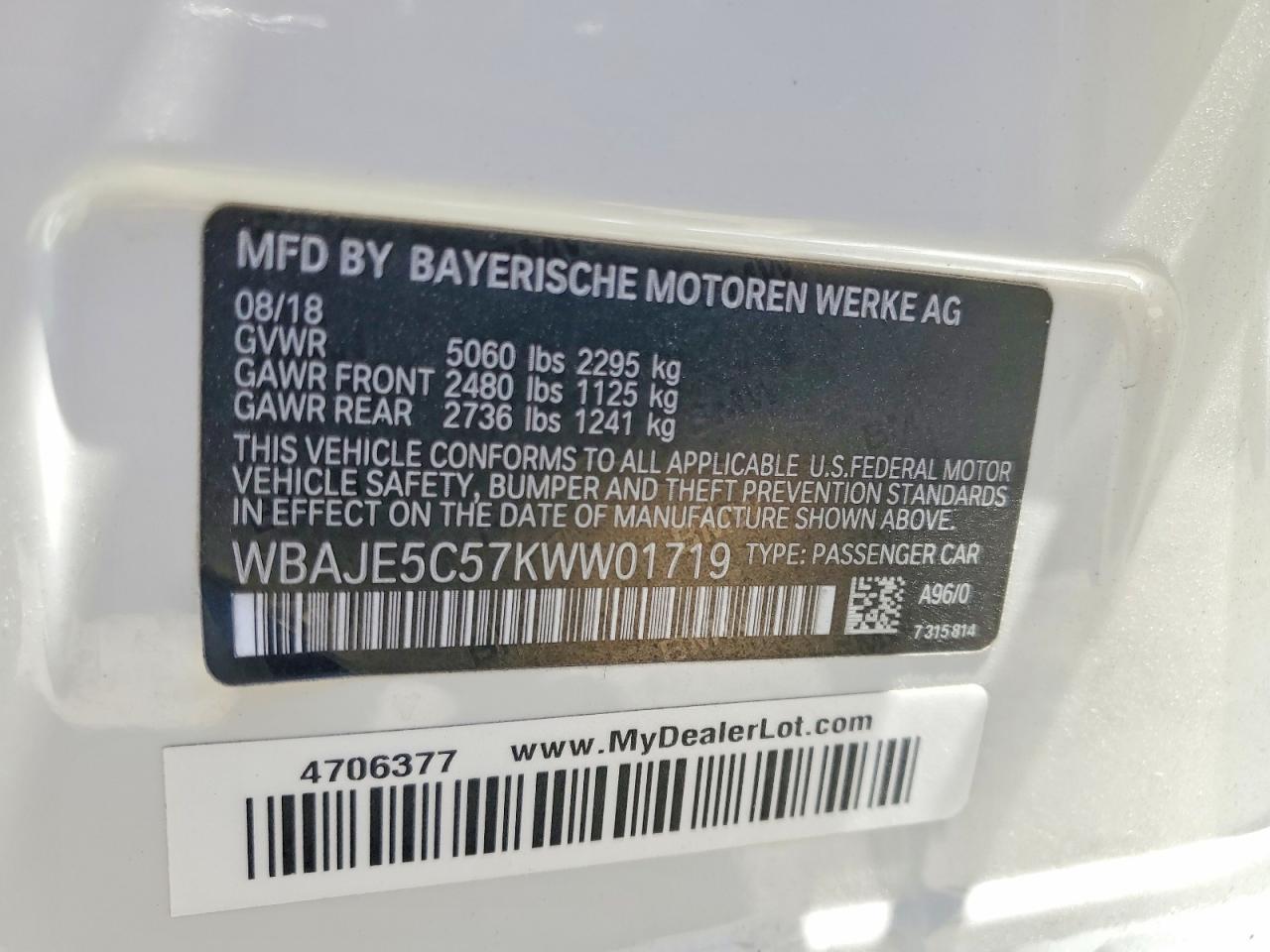 2019 BMW 540 I - zdjęcie 13