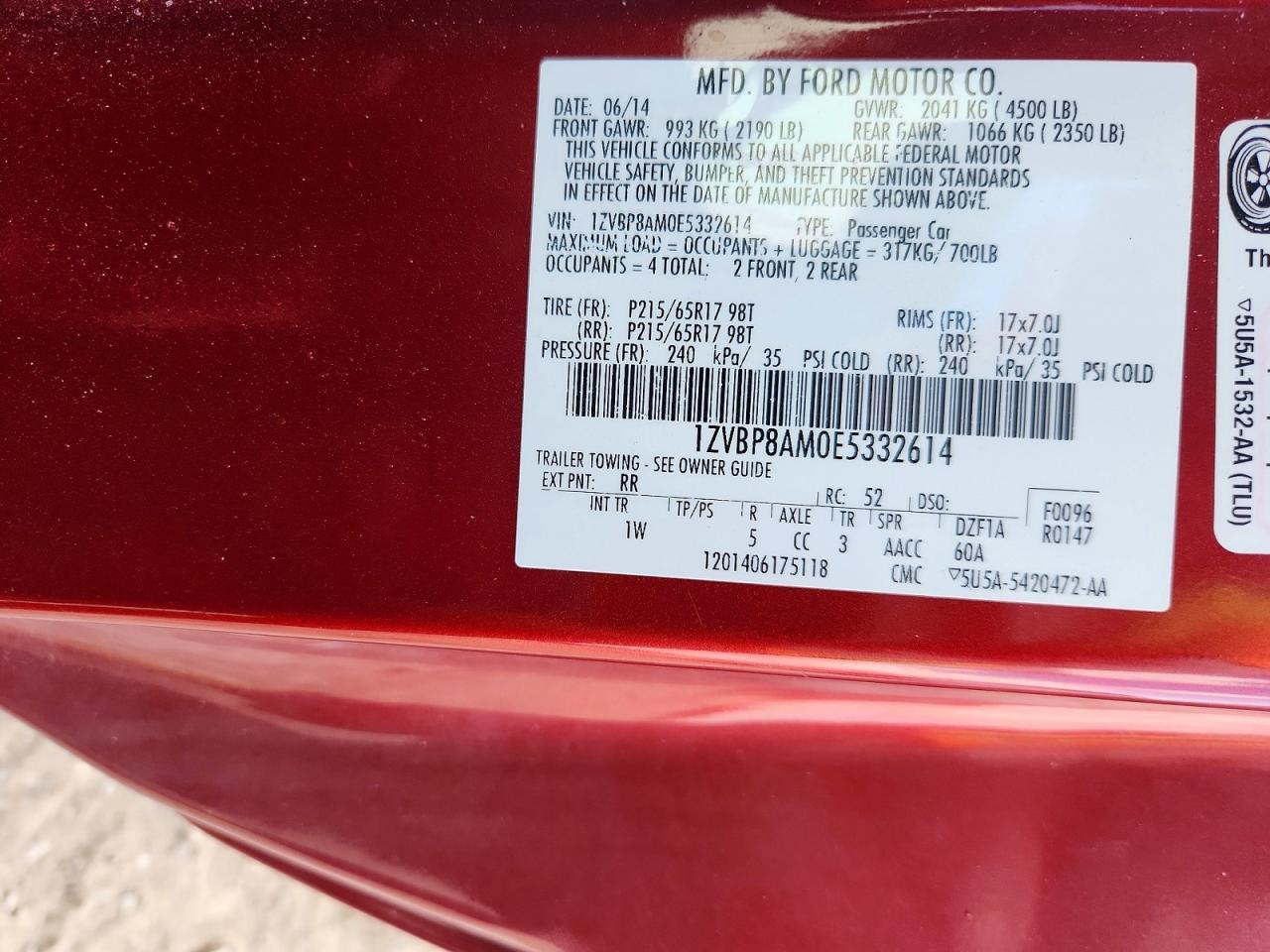 2014 Ford Mustang - zdjęcie 12