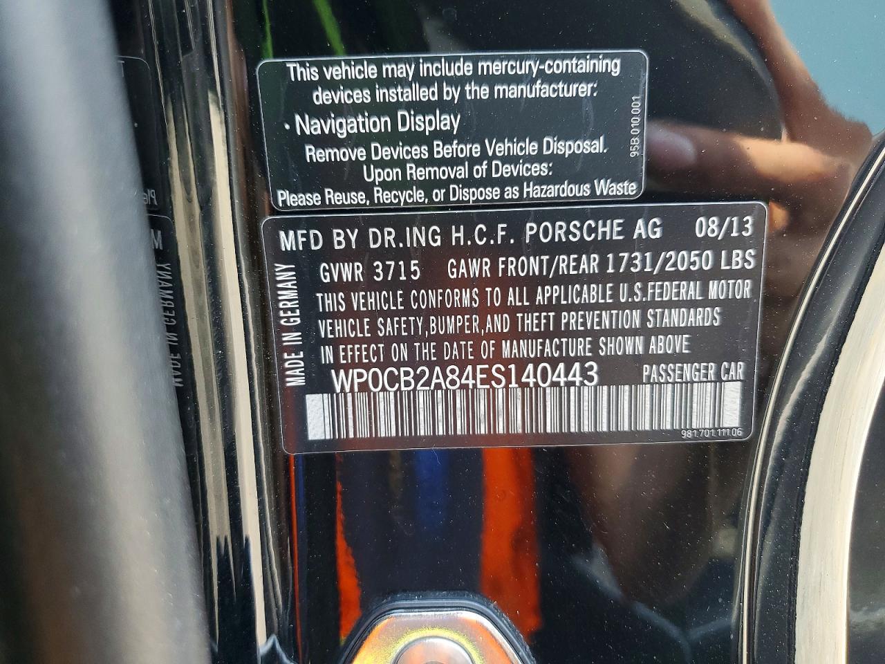 2014 Porsche Boxster S - zdjęcie 12
