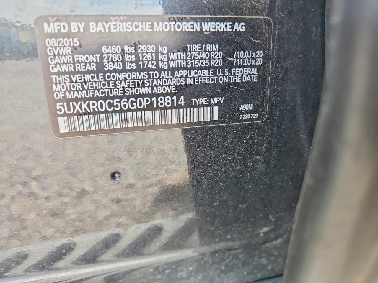 2016 BMW X5 xDrive35I - zdjęcie 12