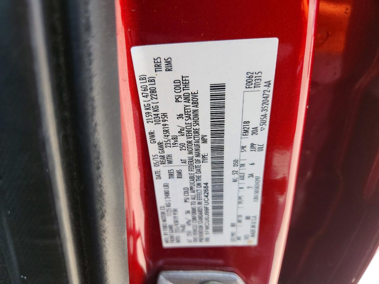 2015 Ford Escape Titanium - zdjęcie 12