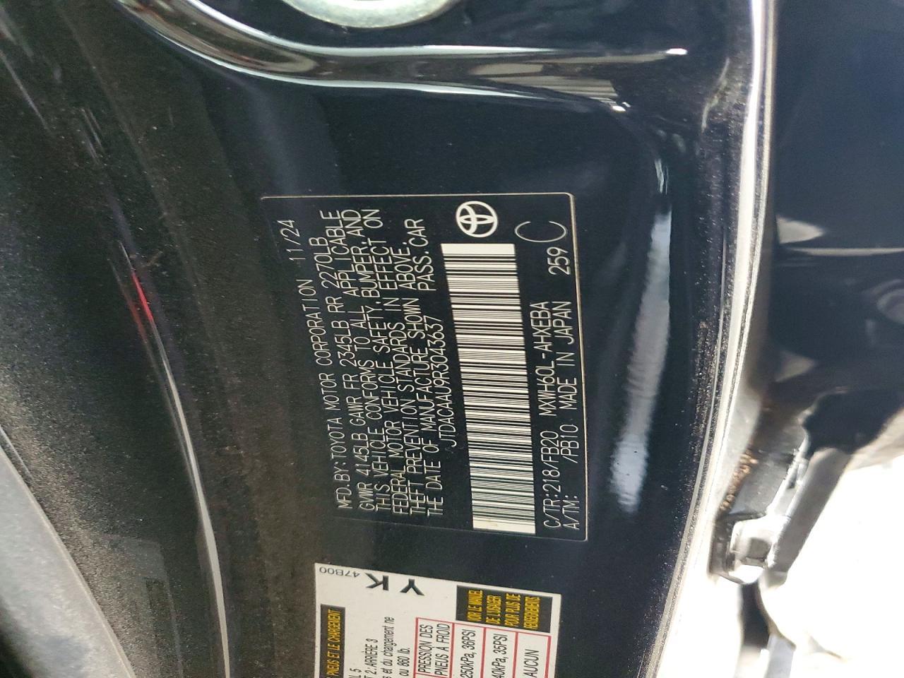 2024 Toyota Prius Le - zdjęcie 12