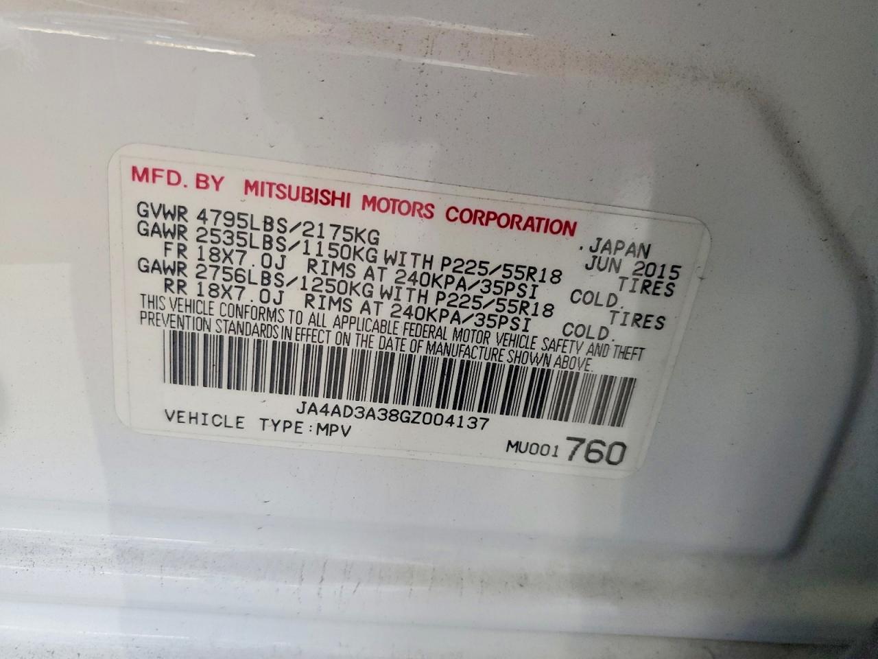 2016 Mitsubishi Outlander Se - zdjęcie 13
