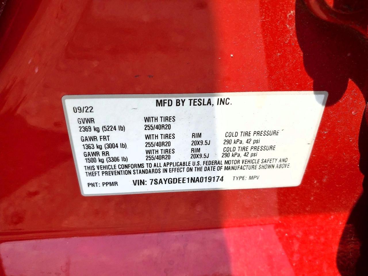 2022 Tesla Model Y - zdjęcie 12