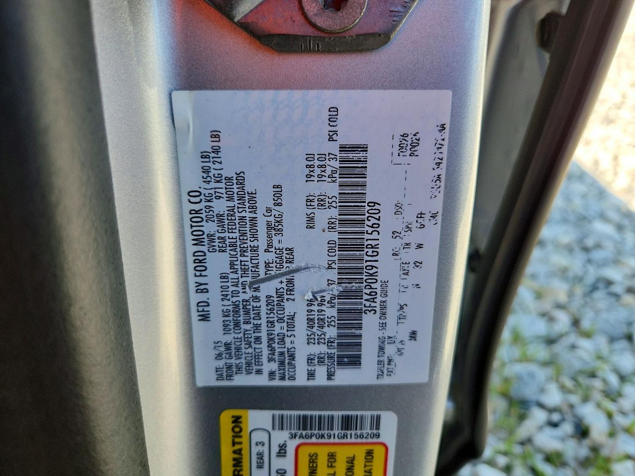 2016 Ford Fusion Titanium - zdjęcie 12