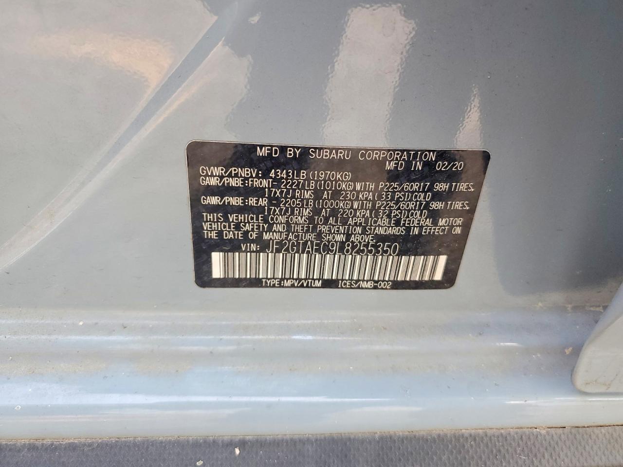 2020 Subaru Crosstrek Premium - zdjęcie 14