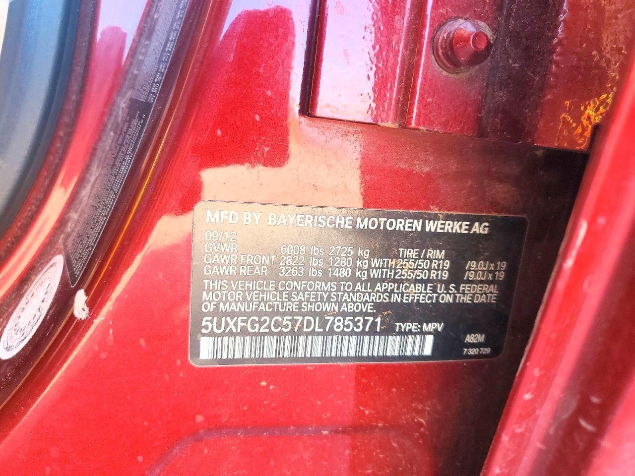 2013 BMW X6 xDrive35I - zdjęcie 13