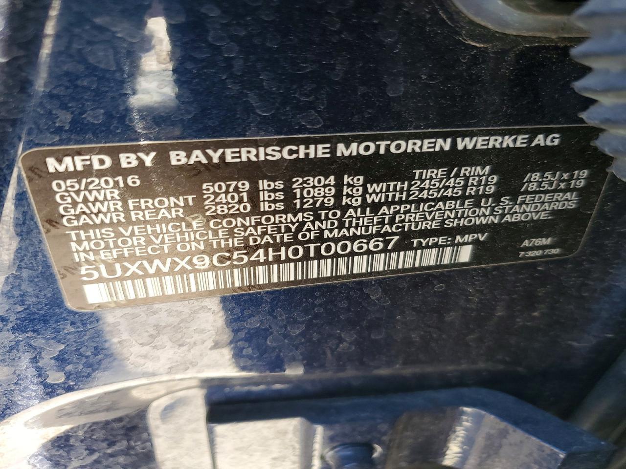 2017 BMW X3 xDrive28I - zdjęcie 12