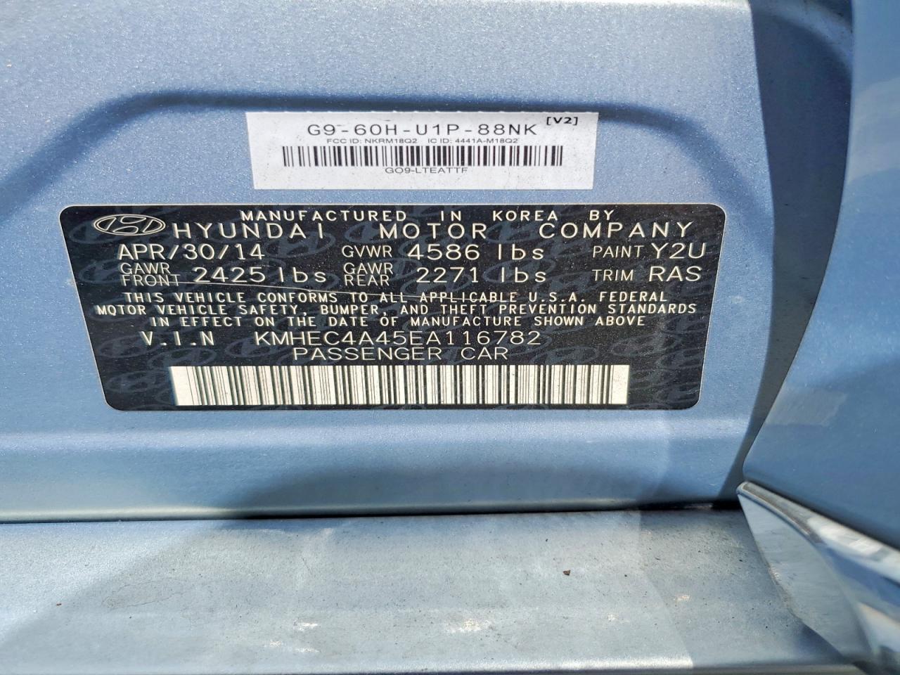2014 Hyundai Sonata Hybrid - zdjęcie 12