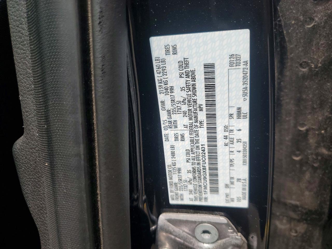 2015 Ford Escape Se - zdjęcie 14