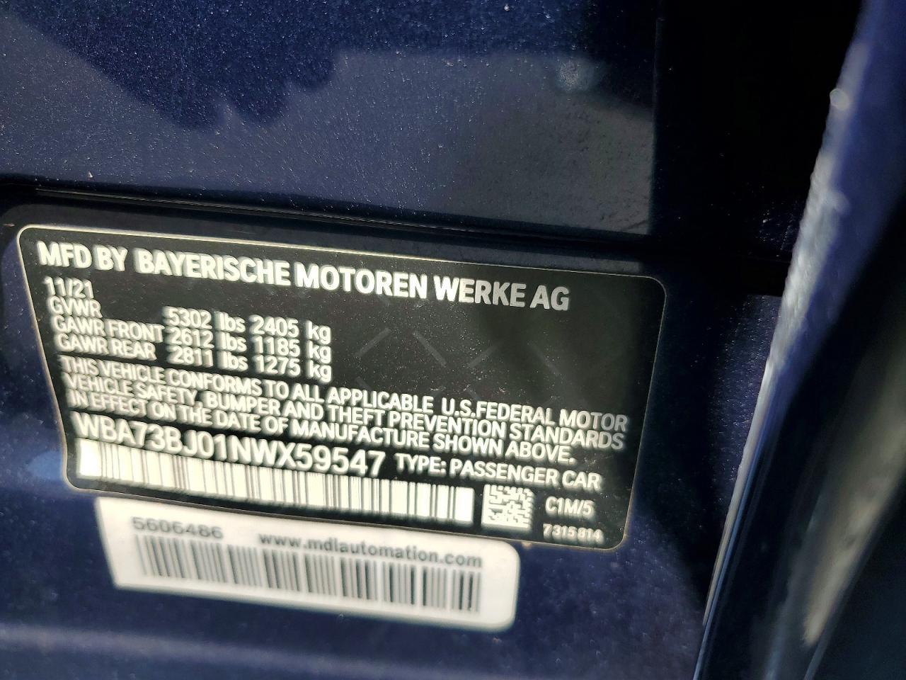 2022 BMW Seria 5 540i - zdjęcie 13