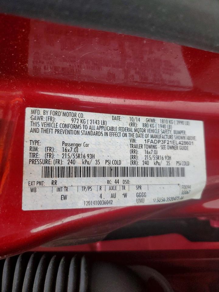 2014 Ford Focus Se - zdjęcie 12