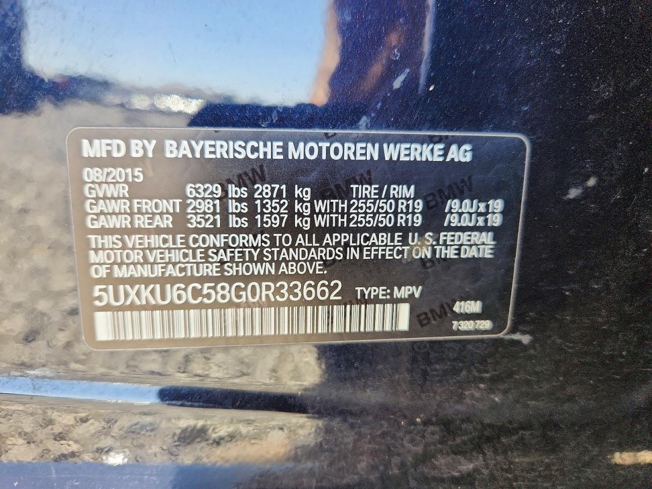 2016 BMW X6 xDrive50I - zdjęcie 13