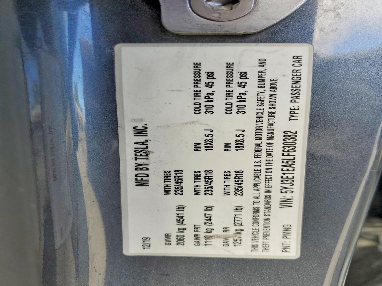 2020 Tesla Model 3 - zdjęcie 12