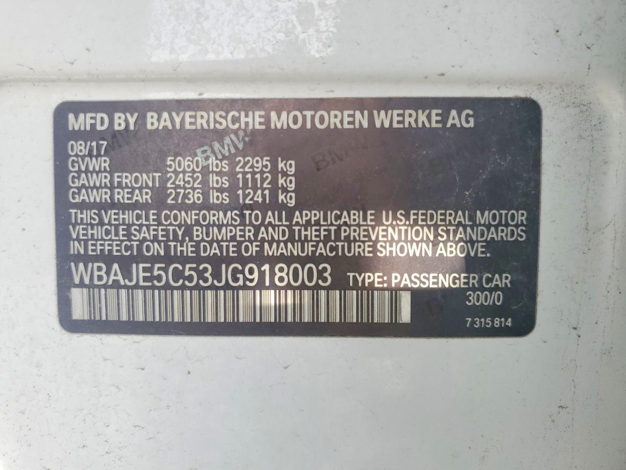 2018 BMW 540 I - zdjęcie 12