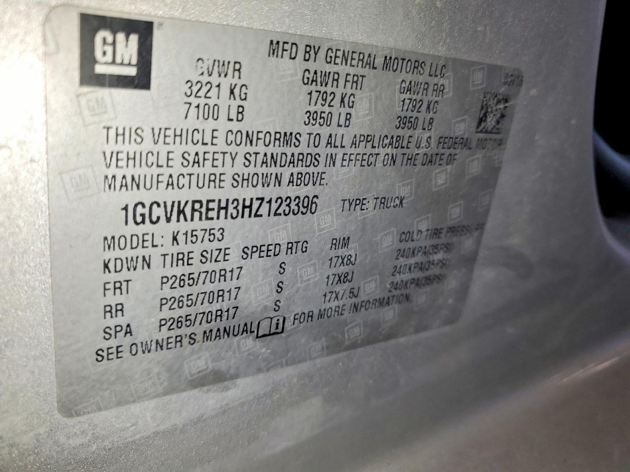 2017 Chevrolet Silverado K1500 Lt - zdjęcie 12