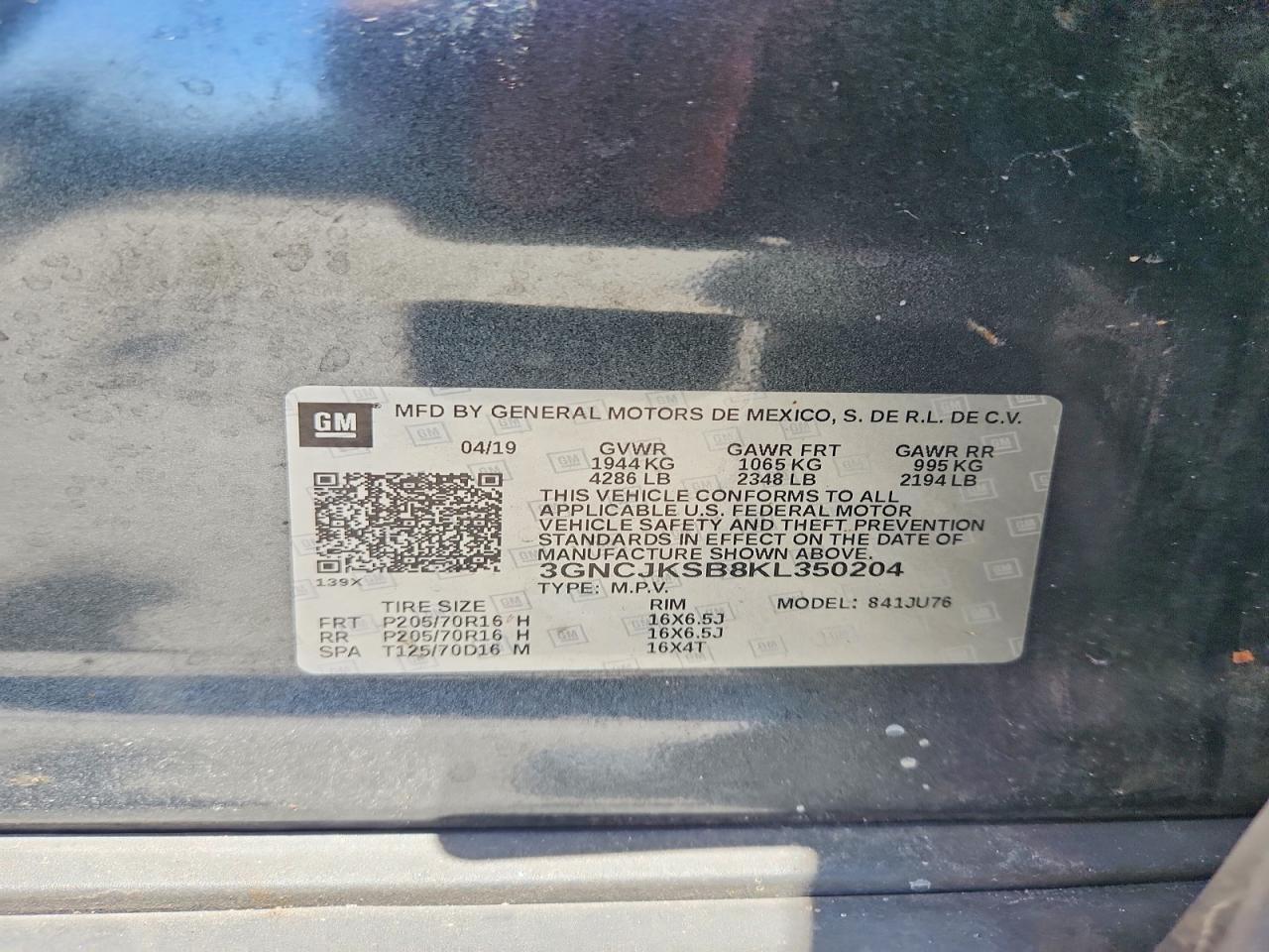 2019 Chevrolet Trax Ls - zdjęcie 13