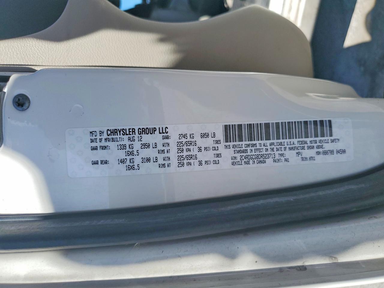 2013 Dodge Grand Caravan Sxt - zdjęcie 13