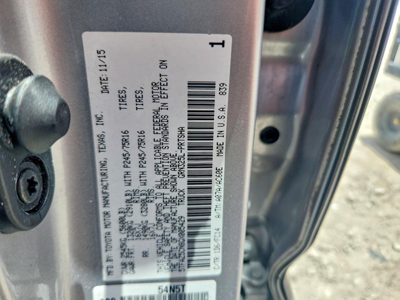 2016 Toyota Tacoma Sr5 V6 - zdjęcie 13