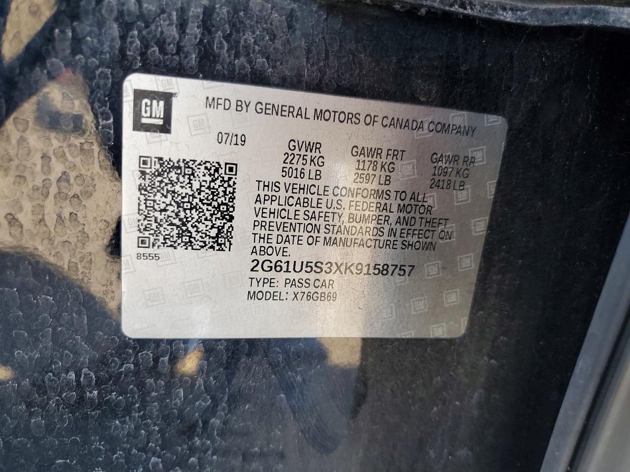 2019 Cadillac Xts - zdjęcie 13