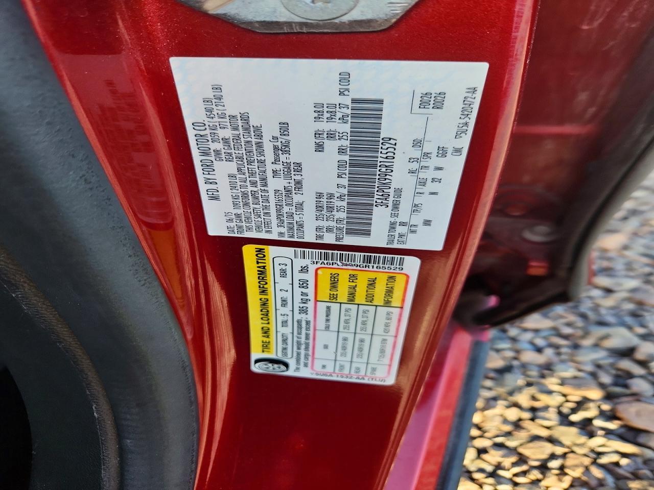 2016 Ford Fusion Titanium - zdjęcie 12