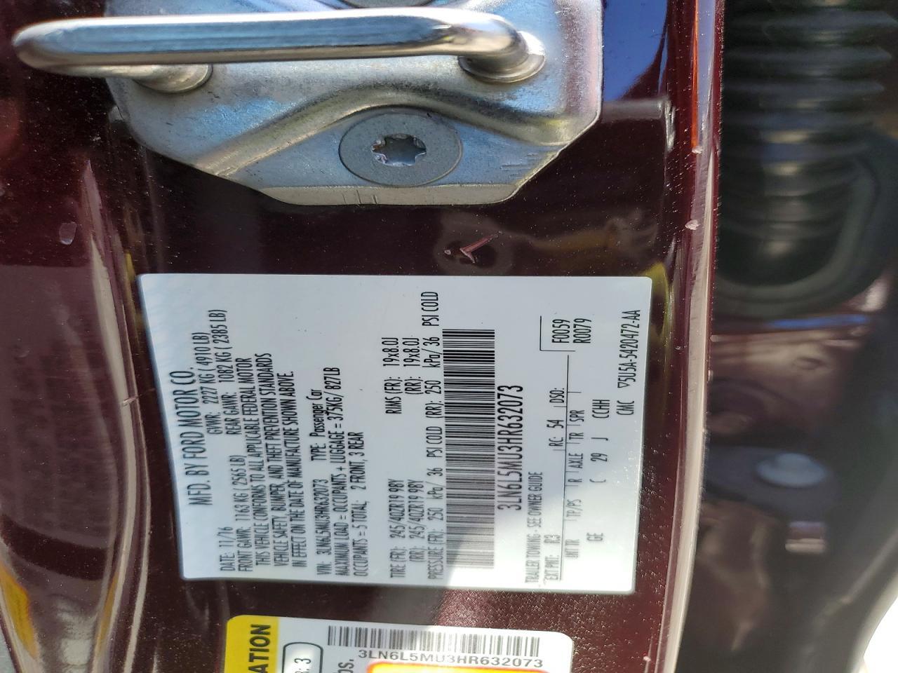 2017 Lincoln Mkz Hybrid Reserve - zdjęcie 13