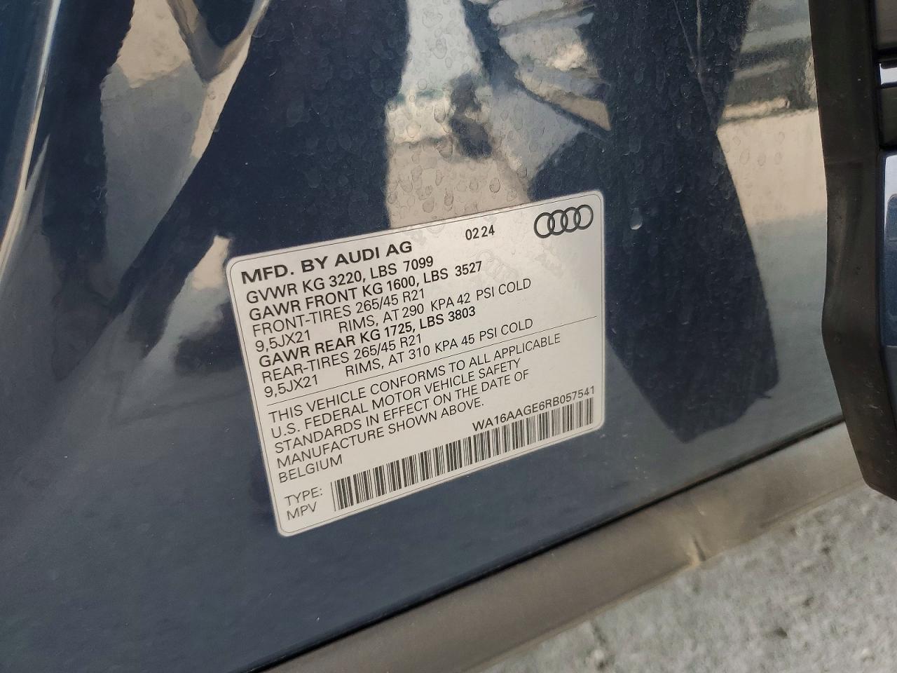 2024 Audi Q8 E-Tron Prestige - zdjęcie 13