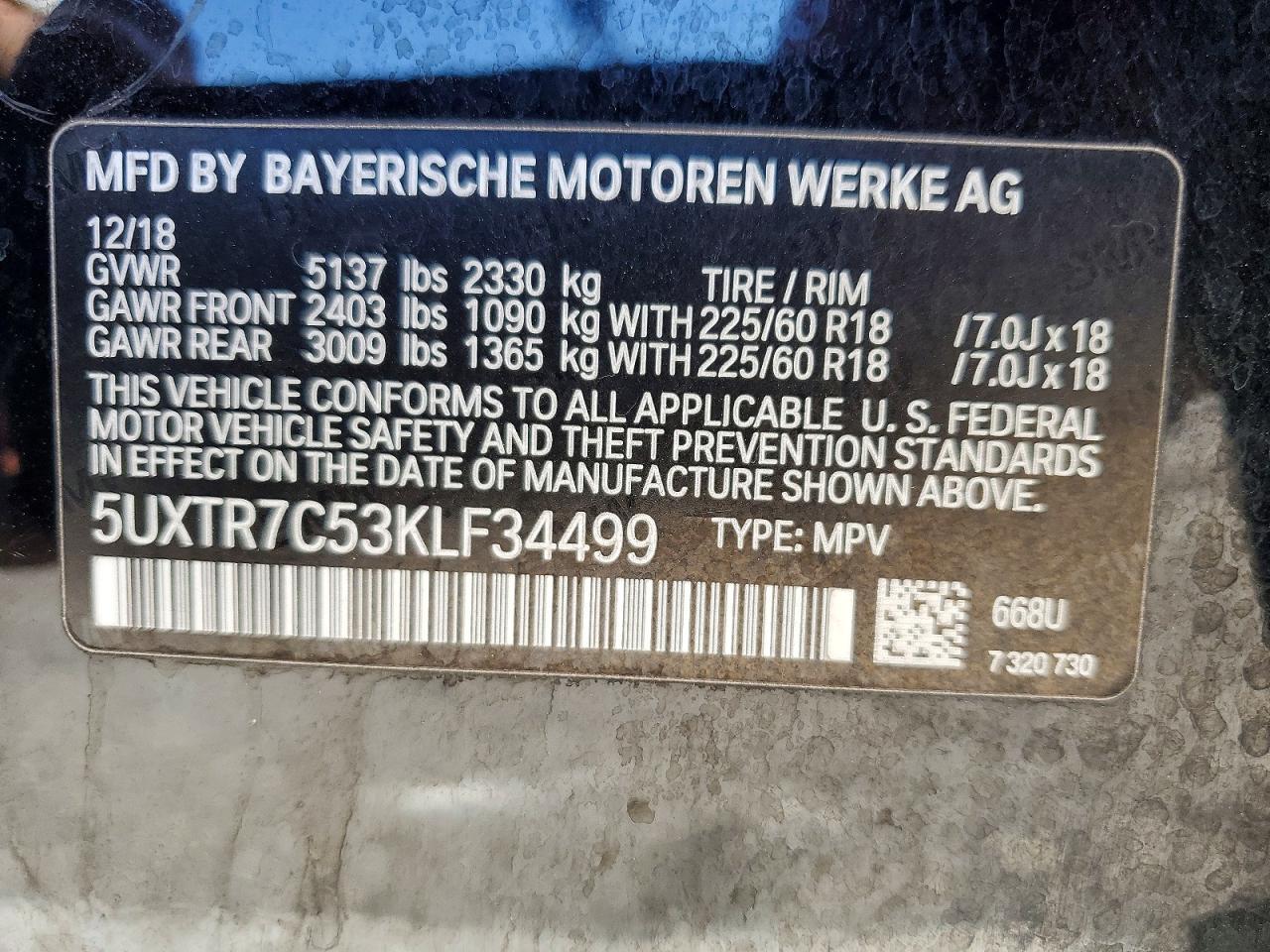 2019 BMW X3 Sdrive30I - zdjęcie 13