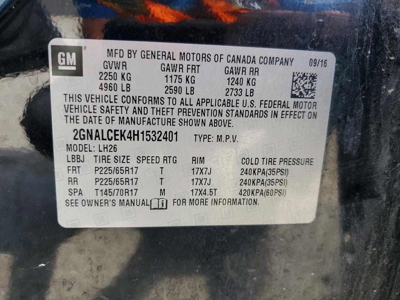 2017 Chevrolet Equinox Lt - zdjęcie 13
