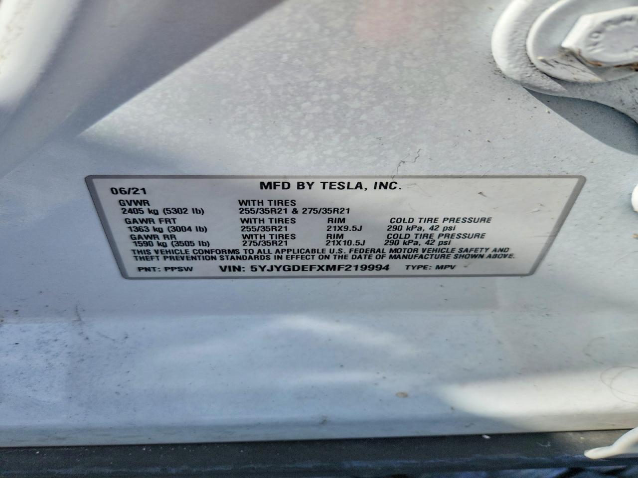 2021 Tesla Model Y - zdjęcie 13