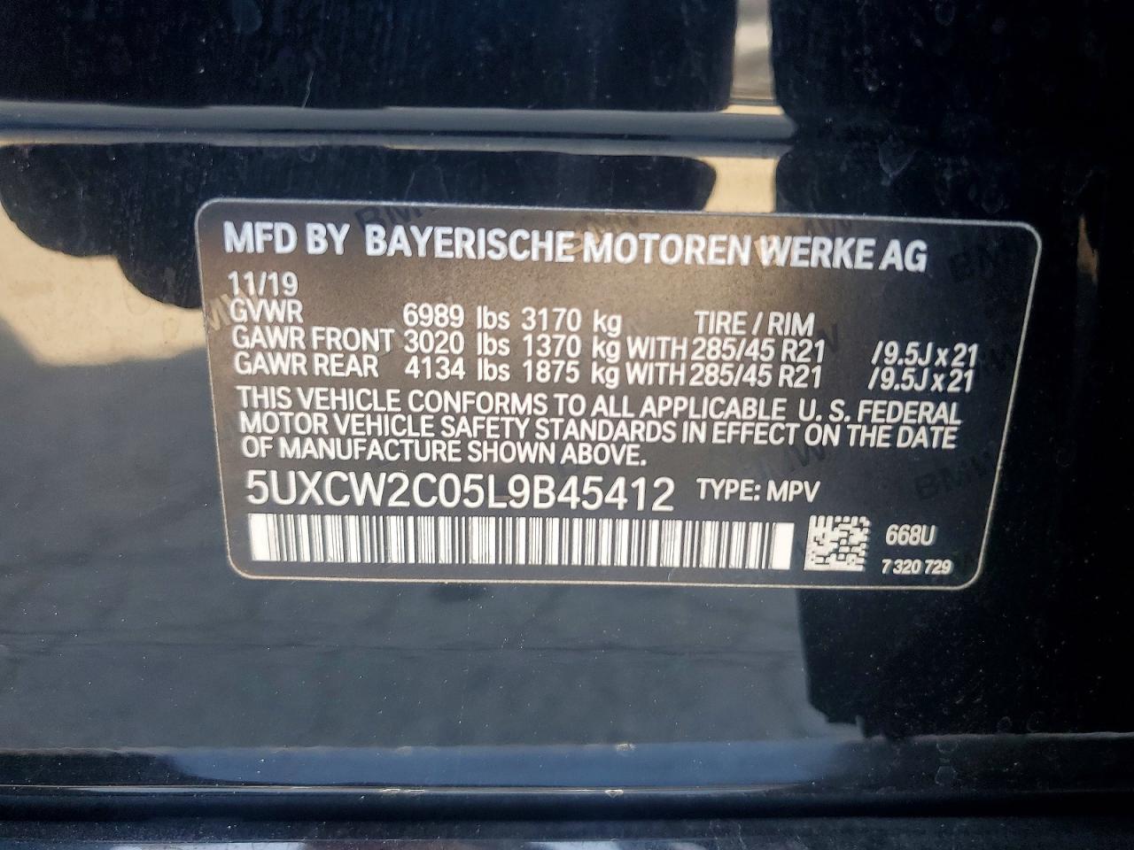 2020 BMW X7 xDrive40I - zdjęcie 13