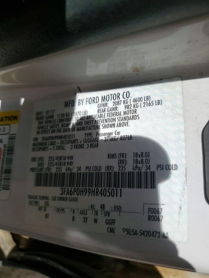 2017 Ford Fusion Se - zdjęcie 12