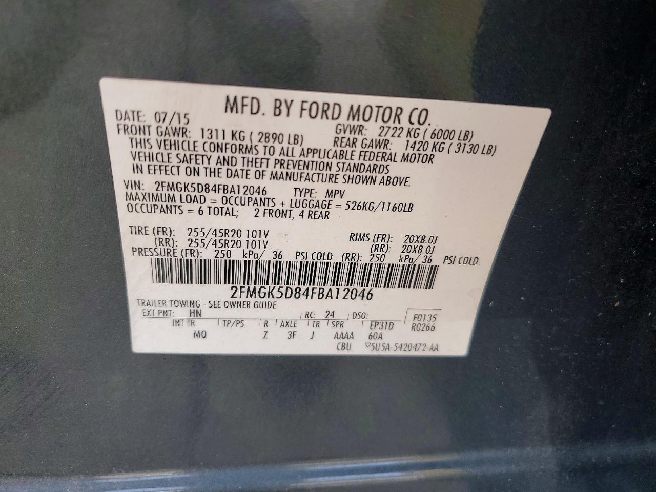 2015 Ford Flex Limited - zdjęcie 13