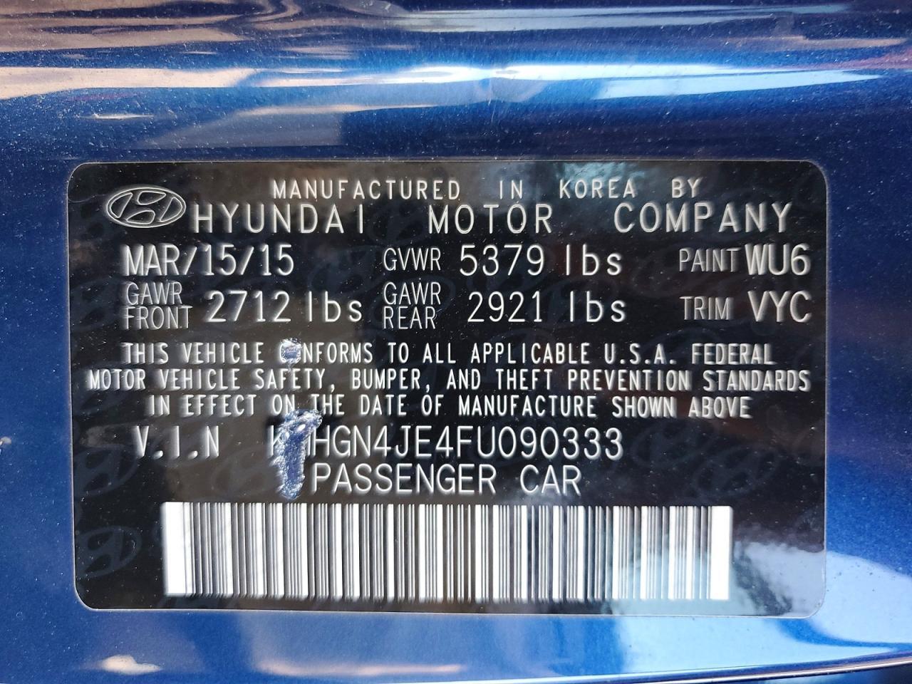 2015 Hyundai Genesis 3.8L - zdjęcie 13