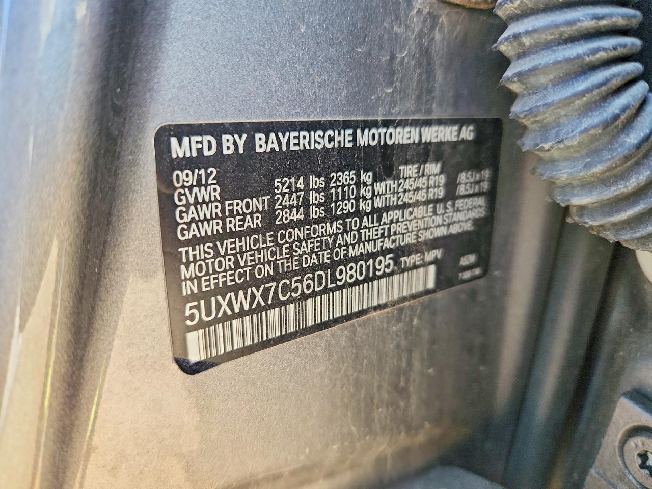 2013 BMW X3 xDrive35I - zdjęcie 13