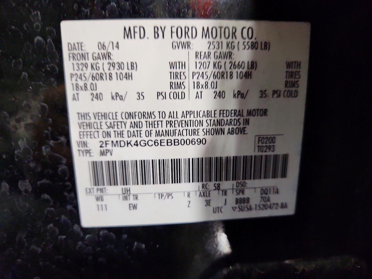 2014 Ford Edge Se - zdjęcie 13