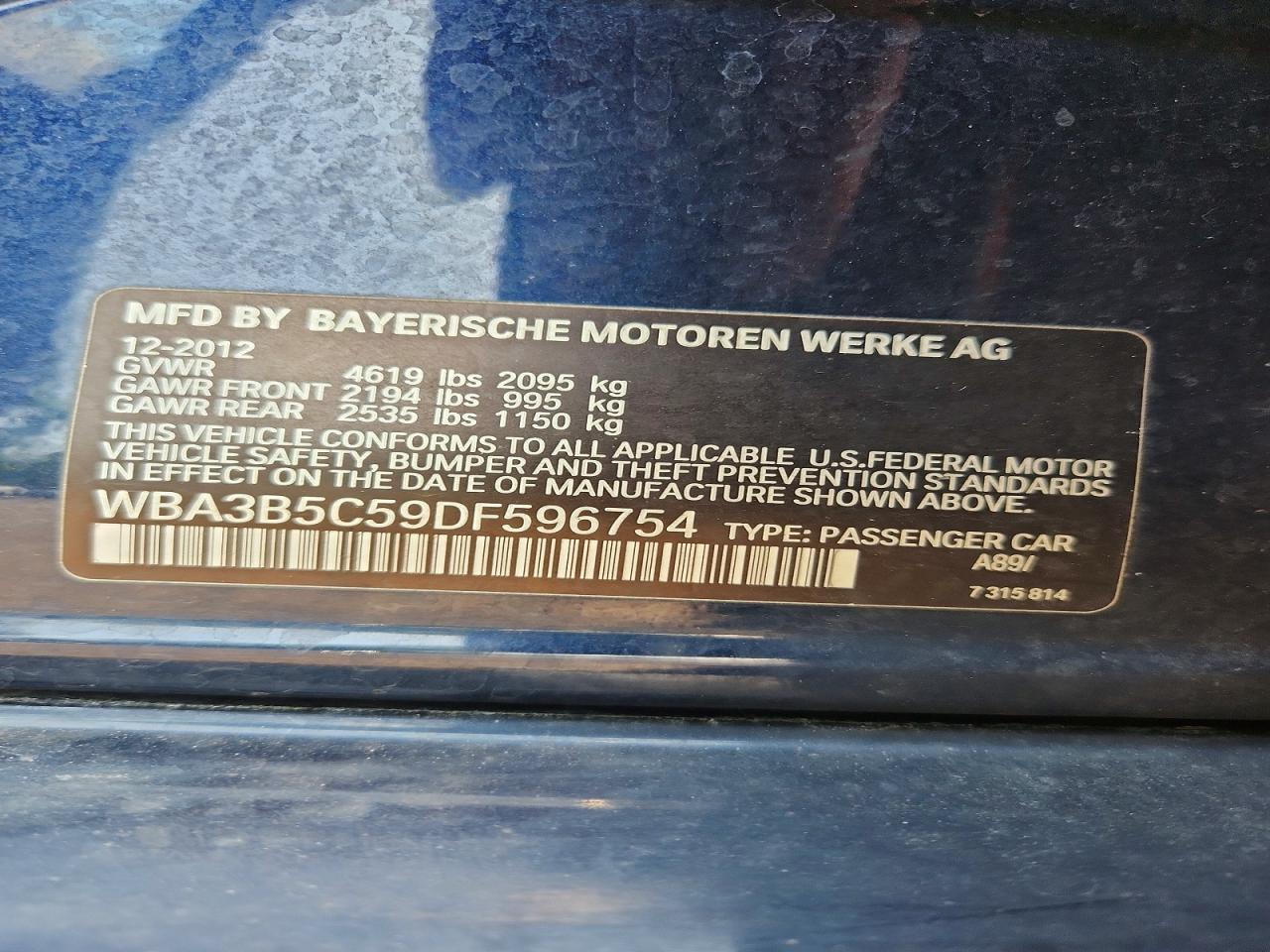 2013 BMW 328 Xi Sulev - zdjęcie 12