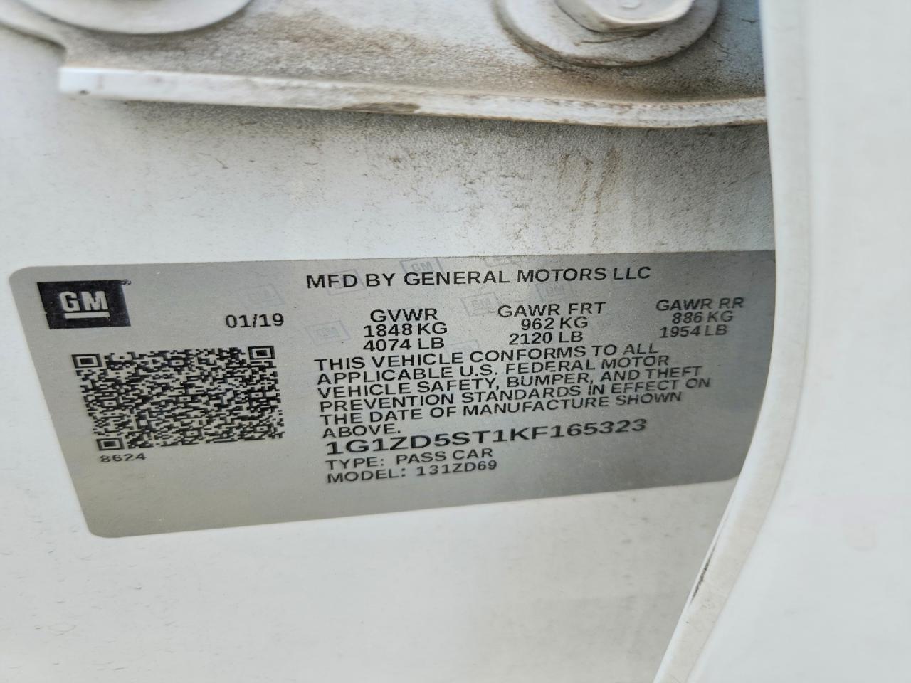 2019 Chevrolet Malibu Lt - zdjęcie 12